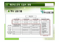 매트릭스 조직의 이해와 적용사례에 대한 연구-16