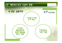 매트릭스 조직의 이해와 적용사례에 대한 연구-18