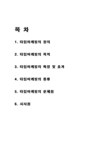 타임마케팅 레포트-1