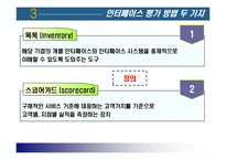 [서비스마케팅] 인터페이스 평가-6