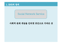 SNS 소셜 네트워크 서비스(Social Network Service)산업의 분석-3