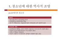 [청소년교육학] 청소년학의 역사적 배경과 청소년의 특성-9