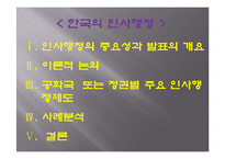 한국의 인사행정제도-1