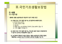 공공부조, 국민기초생활보장법-6