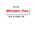 [서비스마케팅] 믹존스 피자 가로수길점 분석 및 문제점 도출-1