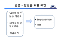 [경영조직론] 에스엘(SL) 조직 분석-12