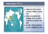 [식품] 크라제(Kraze)버거의 성공요인 연구-8