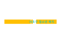 [지역사회복지] 서초구 지역 청소년 복지-1
