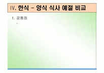 [식사예절] 한식 및 양식-13