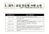 [전략경영] 기업의 외부환경분석-삼성반도체사업 사례분석-6