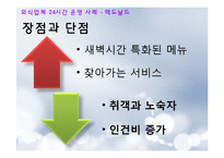 [외식산업론] 외식업체의 24시간 운영 SWOT분석 문제점 및 개선방안-17