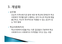 [사회복지 조사론] 학교사회복지 관련 직무를 수행하는 다른 집단과 구분되는 상주형 학교사회복지사만의 직무-9