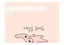 [청소년복지] 청소년 상담과 심리치료-성 삼담 과 대인 관계 상담-1