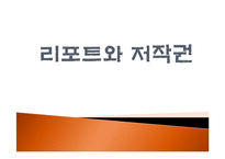 [사회학] 리포트와 저작권-1