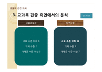[생물학] 생물교육과 교과목 분석-자연대 교과목과 비교하여-11