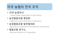 [협동조합론] 미국의 농업협동조합-16