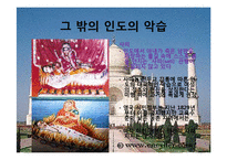 [국제문화] 인도의 예절과 종교, 영화속 인도 관찰-15