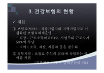 [지역사회간호] 국민 건강보험 공단 기관 조사 및 건강보험제도 발전방향-13