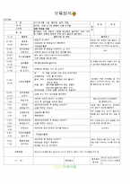★★★★☆[2011년 8월][평가인증]어린이집 보육실습일지-1