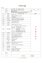 ★★★★☆[2011년 8월][평가인증]어린이집 보육실습일지-6