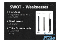 오바마폰 `블랙베리` SWOT 분석(영문)-5