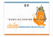 [관광자원론] 슬로우시티(SLOW CITY) 전략 및 발전방향-한국과 이탈리아 비교 분석-20