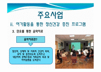 [사회복지] 햇살노인정신건강센터의 사업 및 프로그램 조사-12
