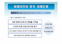 [경제학] 중국의 경제체제 전환 모형-사회주의 시장경제체제로의 전환과 성장전략-6
