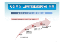[경제학] 중국의 경제체제 전환 모형-사회주의 시장경제체제로의 전환과 성장전략-11