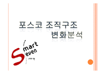 [경영학] 포스코 조직구조 변화분석-1