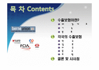 [국제보험론] 국가별 수출보험 비교-한국, 일본, 미국, 중국, 유럽-2