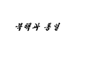 [국제정치학] 북핵과 통일-1