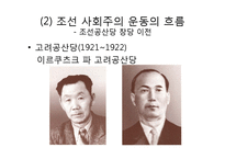 [한국 근현대사] 사회주의 운동의 전개와 평가-7
