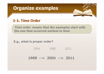 [영문학] Time order(시간순서)에 관한 예제 정리(영문)-2