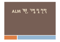 [위험관리론] ALM 개론, 기법 및 전략-1
