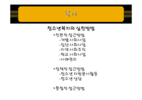 [청소년 복지] 청소년 복지의 실천방법-3