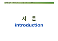 [사회복지] 농촌지역 다문화가정의 현주소와 나아갈 방향-3