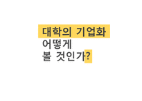 [교육사철학] 대학의 기업화 장단점 분석-기업의 대학인수와 기업형 학과 통폐합의 문제 관점으로-2