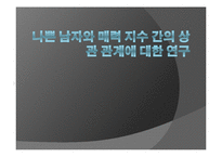 [심리학] 나쁜 남자와 매력 지수 간의 상관 관계에 대한 연구-1
