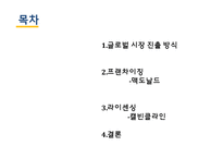 [국제경영] 기업의 해외 프랜차이즈, 라이슨싱 성공사례-2