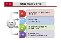 [행정학] 역대정권의 행정개혁과 현 정부 행정개혁의 주요쟁점-11