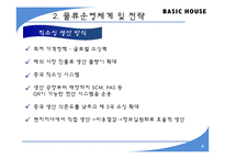[유통관리] 베이직 하우스의 물류프로세스 평가-4