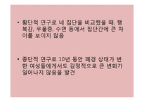 [성인심리학] 여성의 폐경 전후 신체적, 감정적 변화와 관리 방법-18