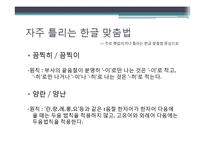 우리말의 특성-어휘와 문장, 한글 맞춤법, 신조어-18