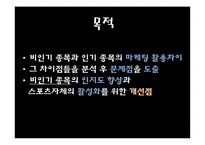 [스포츠마케팅] 비인기 종목과 인기종목의 마케팅 활용-4