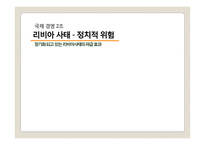 [국제경영] 장기화 되고 있는 리비아사태의 파급 효과-1