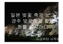 [관광홍보론] 일본의 벚꽃 축제와 경주 벚꽃 축제 비교 분석-5