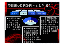 [소비자행동론] 구매의사 결정과정 요인-9
