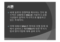[다국적기업이론] 해외 M&A 투자기법과 방어기업의 유형-4