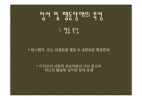 [특수교육학개론] 정서 및 행동장애-8